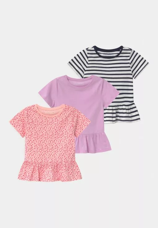 Friboo 3 PACK - T-Shirt Print - Pink/purple/black, Kinder -Günstiges Friboo Geschäft 111eee126e2144adb4869b3c4f681dc8