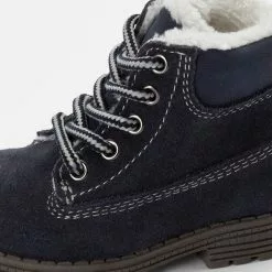 Friboo LEATHER BOOTIES - Schnürstiefelette - Dark Blue, Kinder -Günstiges Friboo Geschäft 2d0170b10c3a4f48aa321fc76b8428ad