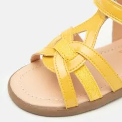 Friboo Riemensandalette - Yellow, Kinder -Günstiges Friboo Geschäft 3b63bc3f180f4619a75308849ff8cd55