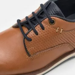 Friboo LEATHER - Sportlicher Schnürer - Cognac, Kinder -Günstiges Friboo Geschäft 4c0cb50b18b74ec98c33069fc784604f