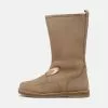 Friboo LEATHER - Stiefel - Taupe, Kinder -Günstiges Friboo Geschäft 66d60b89f09e4443ad85c935ef3004e4