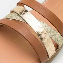 Friboo LEATHER - Riemensandalette - Cognac, Kinder -Günstiges Friboo Geschäft 7251aeb640ab4a00a35fdc3239e99051