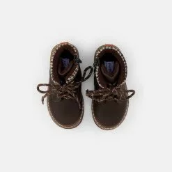 Friboo BOOTIES - Schnürstiefelette - Dark Brown, Kinder -Günstiges Friboo Geschäft 75d2ca71d27a49a3b02e4bd9c1edf450