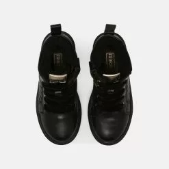 Friboo LEATHER - Schnürstiefelette - Black, Kinder -Günstiges Friboo Geschäft 8178fd9cd4124eb79f2dae20b0cde83e