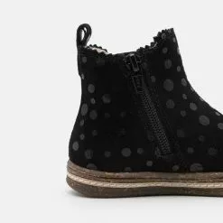 Friboo LEATHER - Stiefelette - Black, Kinder -Günstiges Friboo Geschäft 853d78a5530448169d1a48e3fddcf330