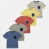Friboo POCKET TEE 5PACK - T-Shirt Print - Multi-coloured /yellow/blue, Kinder -Günstiges Friboo Geschäft 8fdaeb6c568543ef8cc180df9c16e4fd