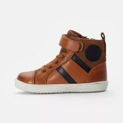 Friboo LEATHER BOOTIES - Sneaker High - Cognac, Kinder