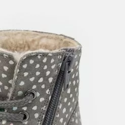 Friboo LEATHER - Schnürstiefelette - Light Grey, Kinder -Günstiges Friboo Geschäft 990ea5ec6f204e62b9048b51e772bf49