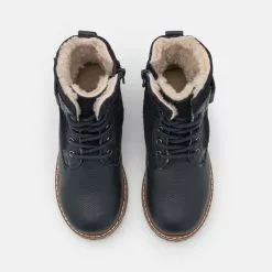 Friboo LEATHER - Schnürstiefelette - Dark Blue, Kinder -Günstiges Friboo Geschäft b1075b577a0c4f17987c340e57f3d96c