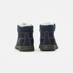 Friboo LEATHER BOOTIES - Schnürstiefelette - Dark Blue, Kinder -Günstiges Friboo Geschäft ca933a73aff04dcdb17f6f9d33fcf109