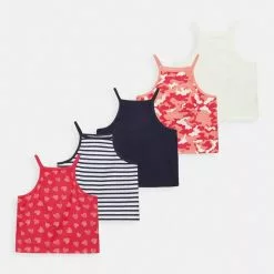 Friboo STRAPPY VEST 5 PACK - Top - Multi-coloured/ Red/ White, Kinder