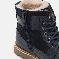 Friboo LEATHER - Schnürstiefelette - Dark Blue, Kinder -Günstiges Friboo Geschäft e073c4215c58405091f384228d22a137