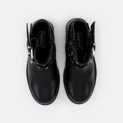 Friboo LEATHER BOOTIES - Cowboy-/Bikerstiefelette - Black, Kinder -Günstiges Friboo Geschäft e852dc995d3b4b55a9b736fa8f5aec45