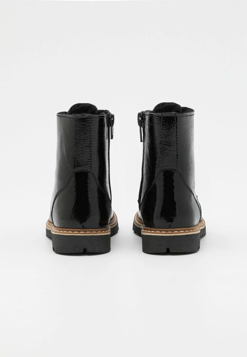 Friboo LEATHER - Schnürstiefelette - Black, Kinder 5 Friboo LEATHER - Schnürstiefelette - Black, Kinder – Bild 3