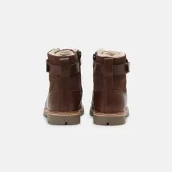 Friboo LEATHER - Schnürstiefelette - Dark Brown, Kinder -Günstiges Friboo Geschäft fb28f1966c02431d9276293fdc8f542e